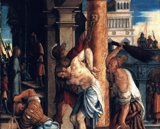 The scourging of Christ