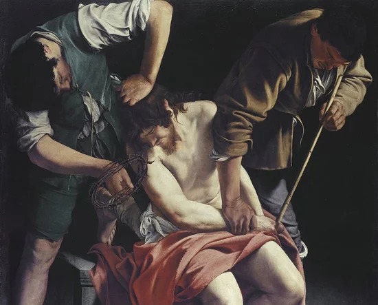 Christ being crowned with thorns
